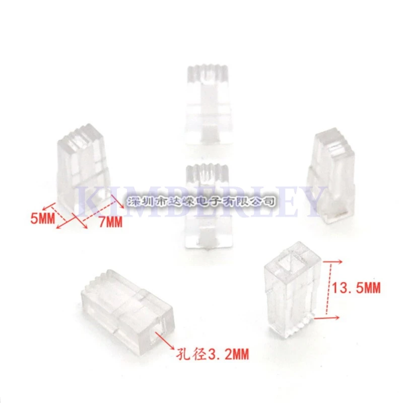 20 Piece 6x6 Series Key Cap Square Transparent Key Cap Tap The Switch Key Cap 3.2MM Square Hole Switch Cap