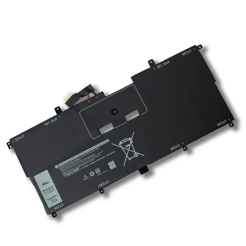 New 7.6V 46Wh Laptop battery NNF1C for dell xps 13 9365 2 in 1 Series P71G P71G001
