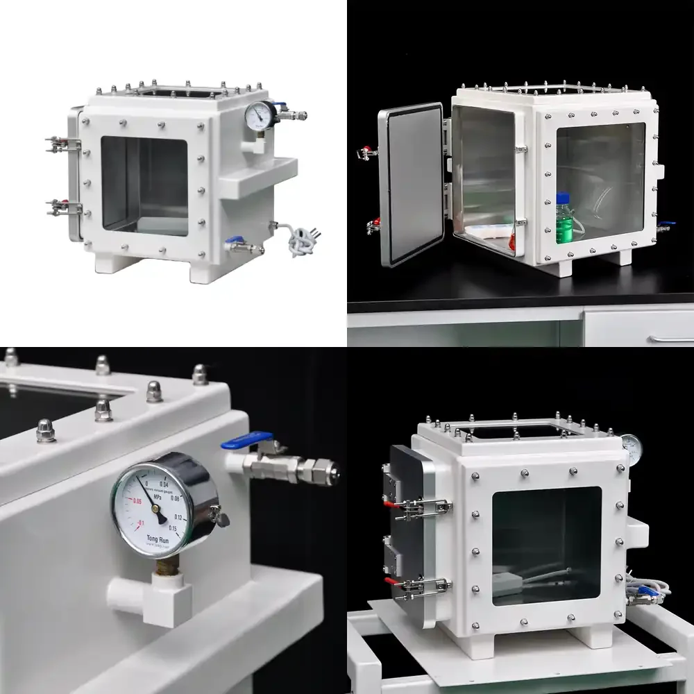 

Лабораторная вакуумная камера из нержавеющей стали, вакуумный бокс, вакуумное оборудование для научных исследований -0.1МПа, поддержка индивидуальной настройки