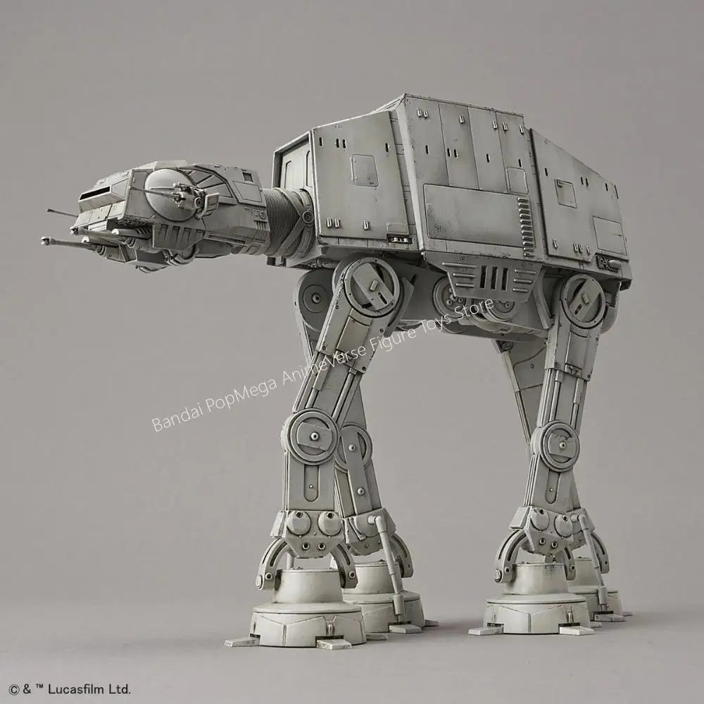 バンダイ 1/144 スケール スターウォーズ プラスチックモデルキット AT-AT アクションフィギュア 全地形対応装甲輸送車のおもちゃ 子供へのギフト