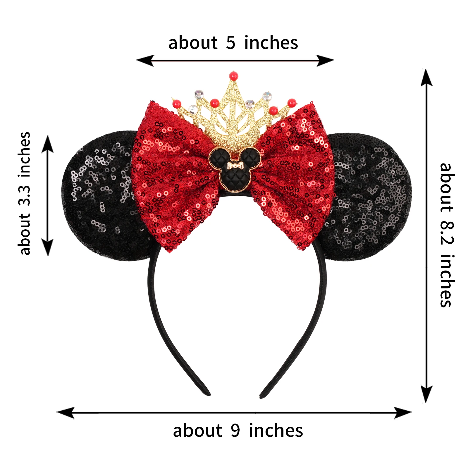Classic Headband Mouse Shaped Mouse Ear Women Hairband for Party Festival Wear Exquisite Girls Hair Accessories image 2