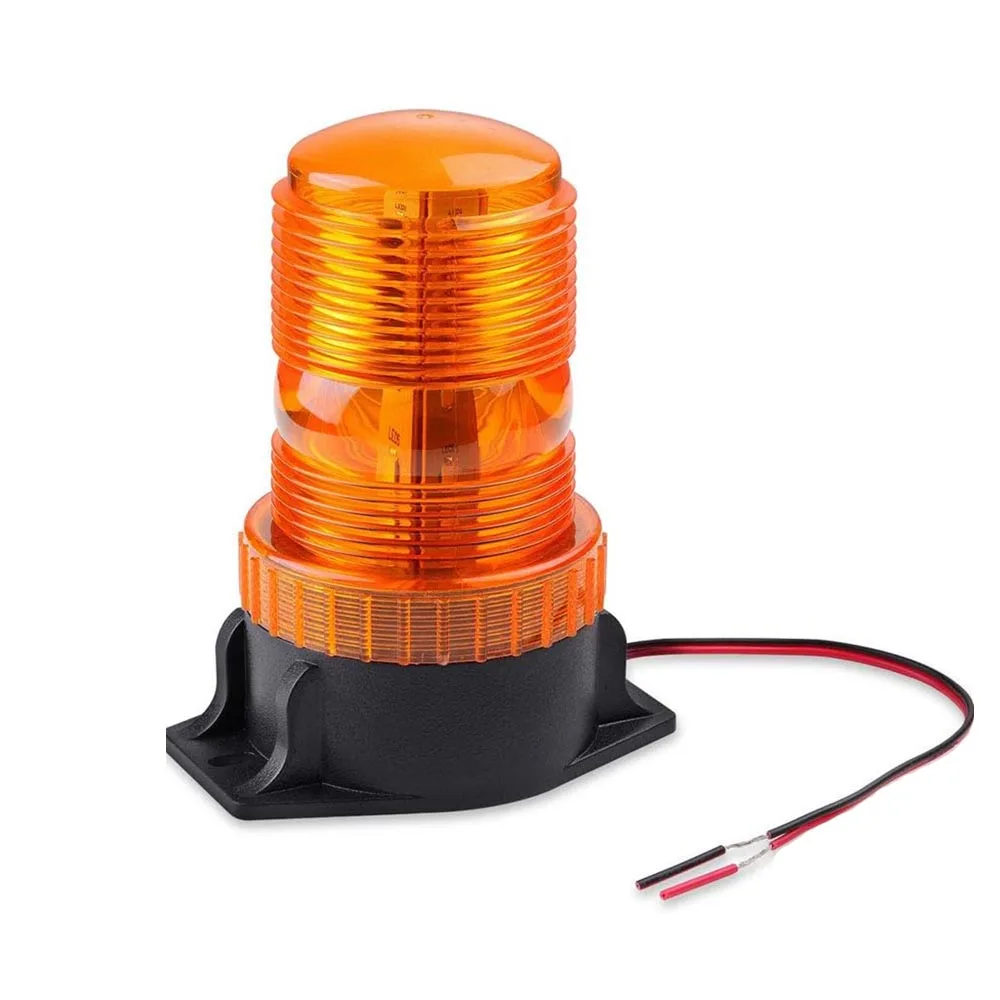 12-24V 48V 60V 80V 30 LED High Power Emergency Warning Flash Strobe Light Beacon for Forklift Truck School Bus Amber Blue Red