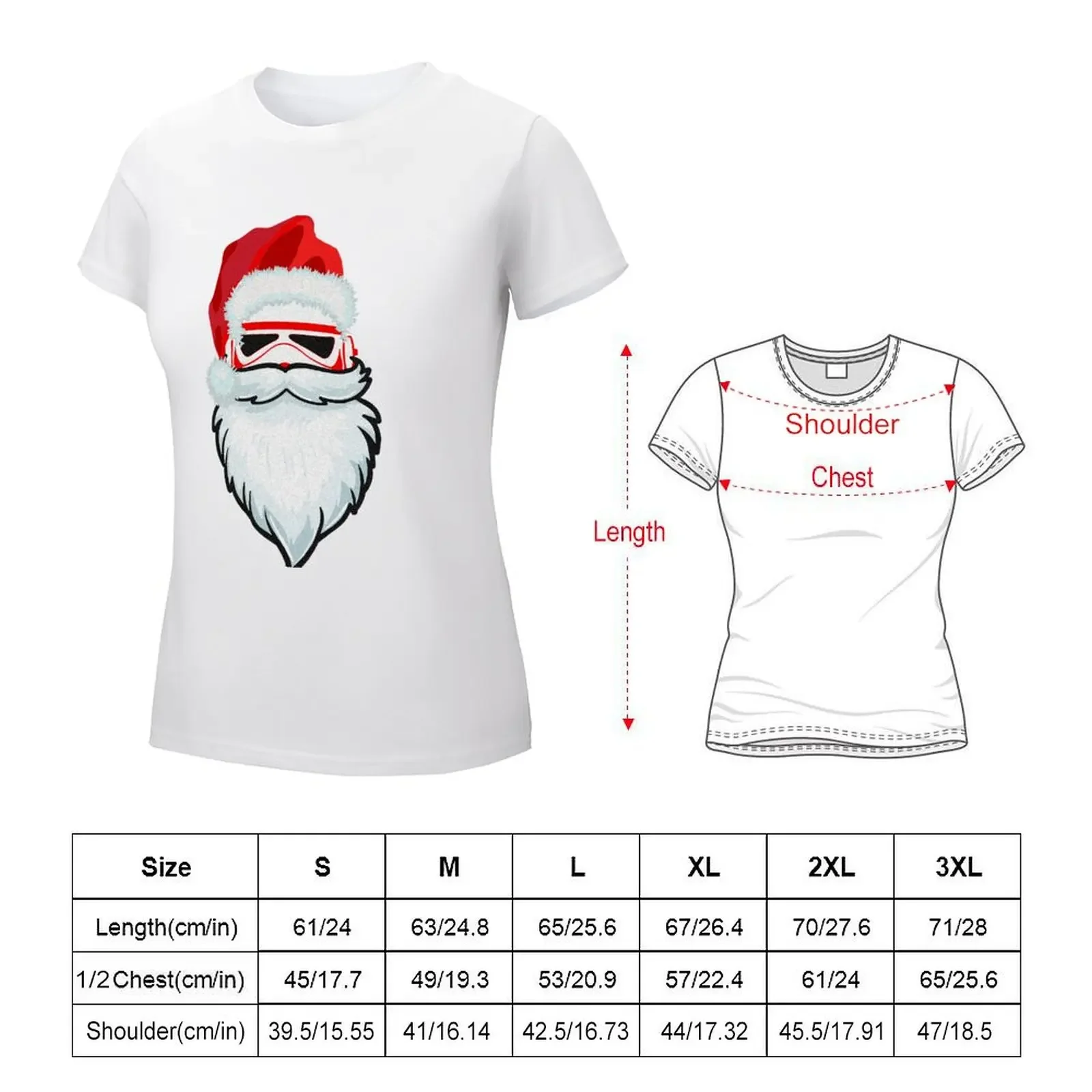 Storm Santa T-shirt shirts graphic tees korean fashion summer blouses woman 2024