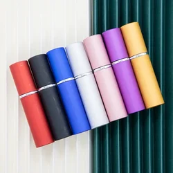 7PCS MIX 5ML Aluminum Perfume Bottle Refillable Travel Perfume Atomizer Mini Glass Spray Bottle
