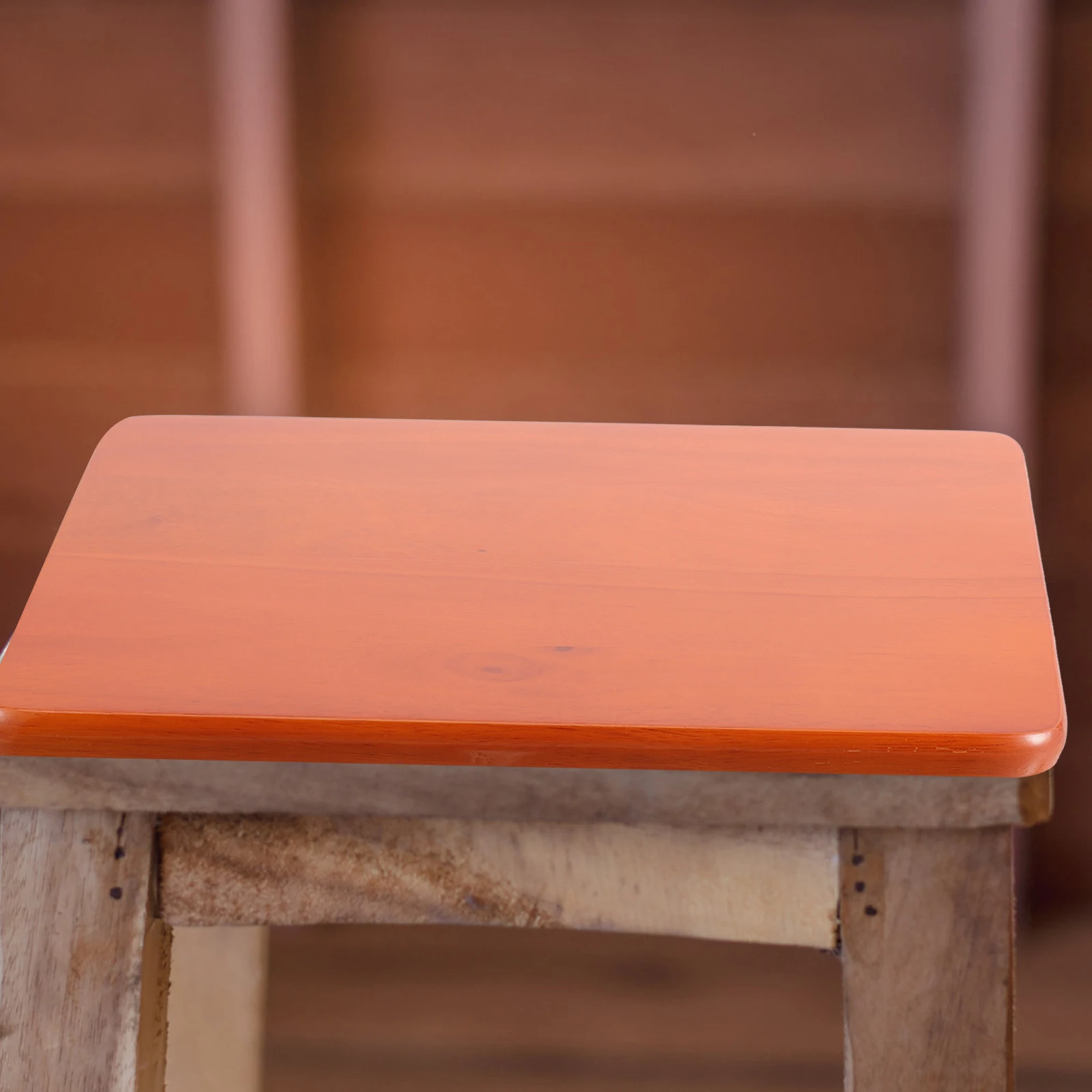 

Wooden Square Stool Seat Replacement 33x25 Restaurant Home Bar Counter Chairs Accessories Long Lasting