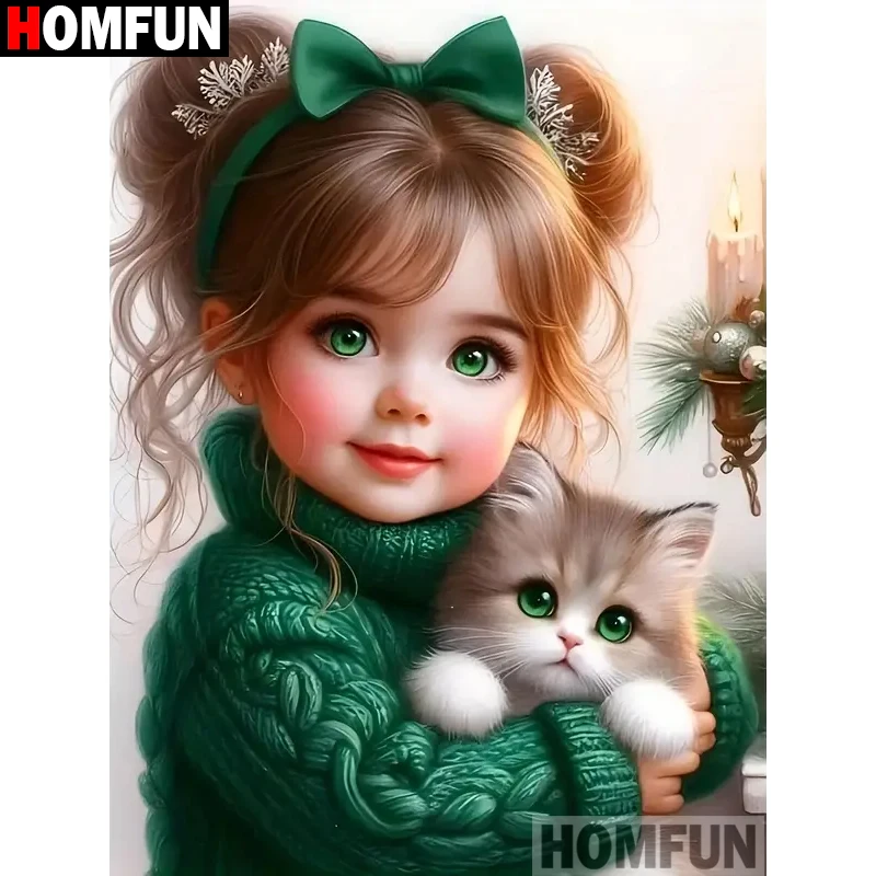 

HOMFUN Diy полная квадратная круглая дрель 5D алмазная живопись вышивка крестиком Алмазная вышивка "Портретная девушка" домашний декор подарок