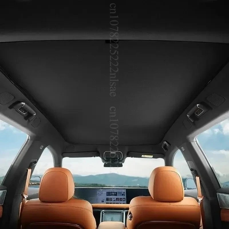 For Xpeng G6 G9 2024 2025 2026 Car clip Sun Shades Glass Roof Sunshade Front Rear Sunroof Skylight Sun Visor Curtain Accessories