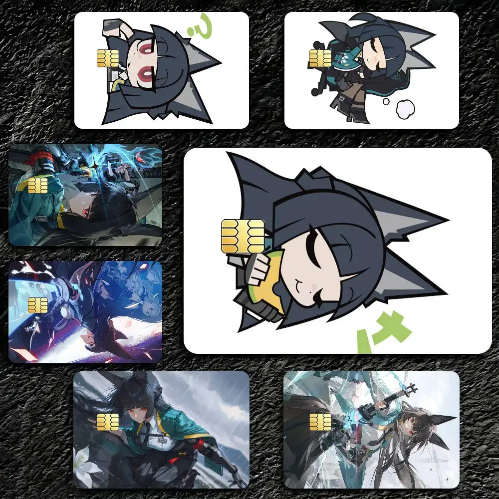 Miyabi ZZZ  Credit Card HD Stickers Premium matte film effectively prevents fingerprints and daily abrasion.