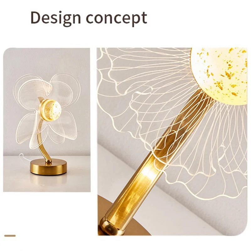 

Y42A-Creative Acrylic Sunflower Table Lamp Led Bedroom Atmosphere Decorative USB Bedside Lamp