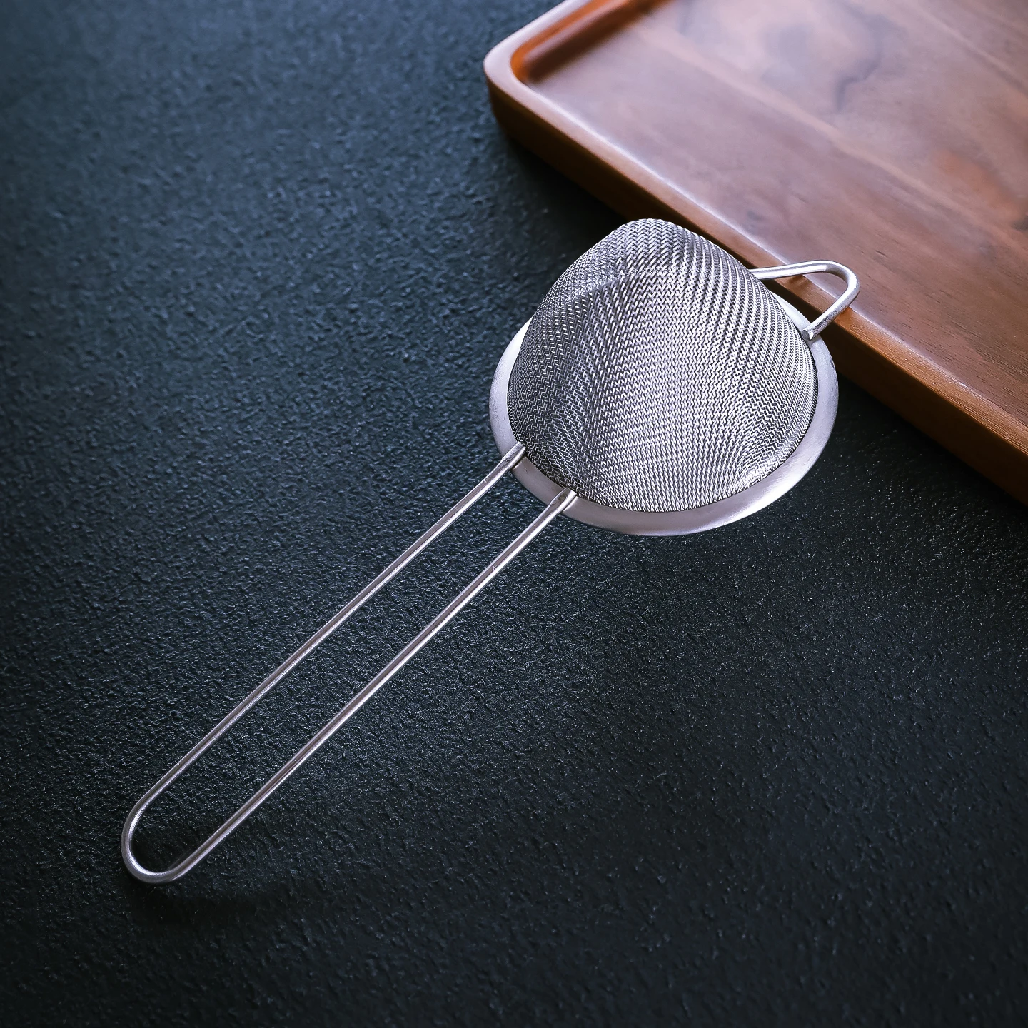 

304 stainless steel filter screen, ice filter, cocktail making tool, sun drying net Double Strainer