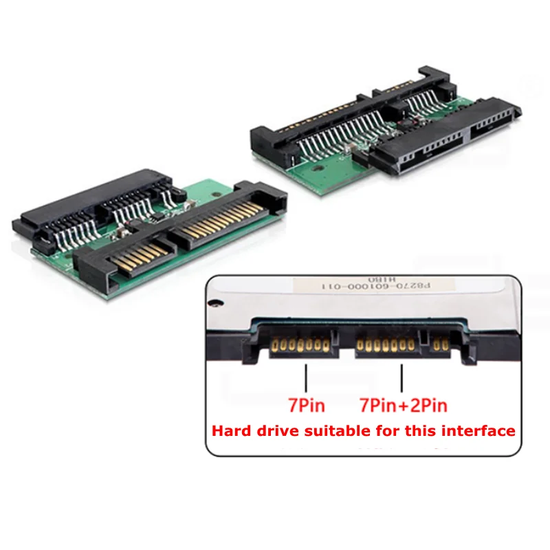 3.3V Can Be Placed in  Transmission 1.8 7+7+2 SSD Micro SATA to 7+16 Sata 2.5 
