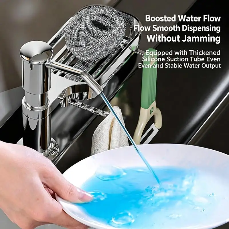 1Set Kitchen Sink Soap Dispenser Detergent Soap Extender Detergent Presser For Detergent And Hand Soap Kitchen Accessories
