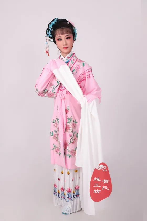 New Arrival Qing Huaband Silk Brocade Hairpin Beijing Opera Reatic Silk Pairing for Women's Traditional Costume Stage Co...