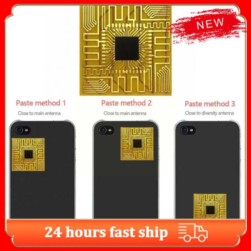 Phone Signal Enhancement Stickers Stronger Improved Mobile Phone Antenna Booster Easy To Install Eliminate Dropped Calls