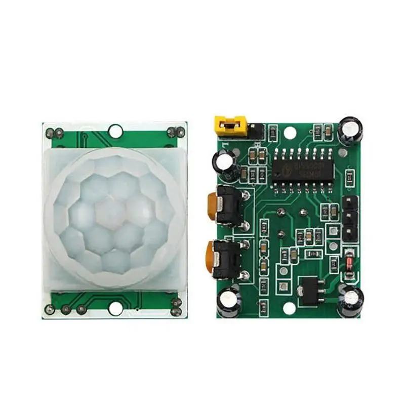 HC-SR501 Sensor Adjust IR Pyroelectric Infrared PIR Human Infrared Motion Detector Module For Raspberry Pi + Case