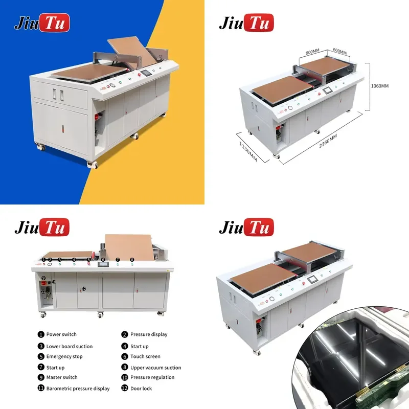 2026 CE TFT Modules with Cover Glass Bonding Machine OCR (Optically Clear Resin) Bonding Equipment Laminator