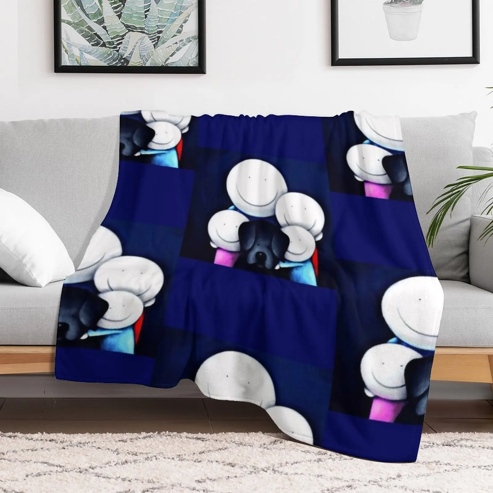 doug hyde Throw Blanket manga Beautifuls Sofas Blankets