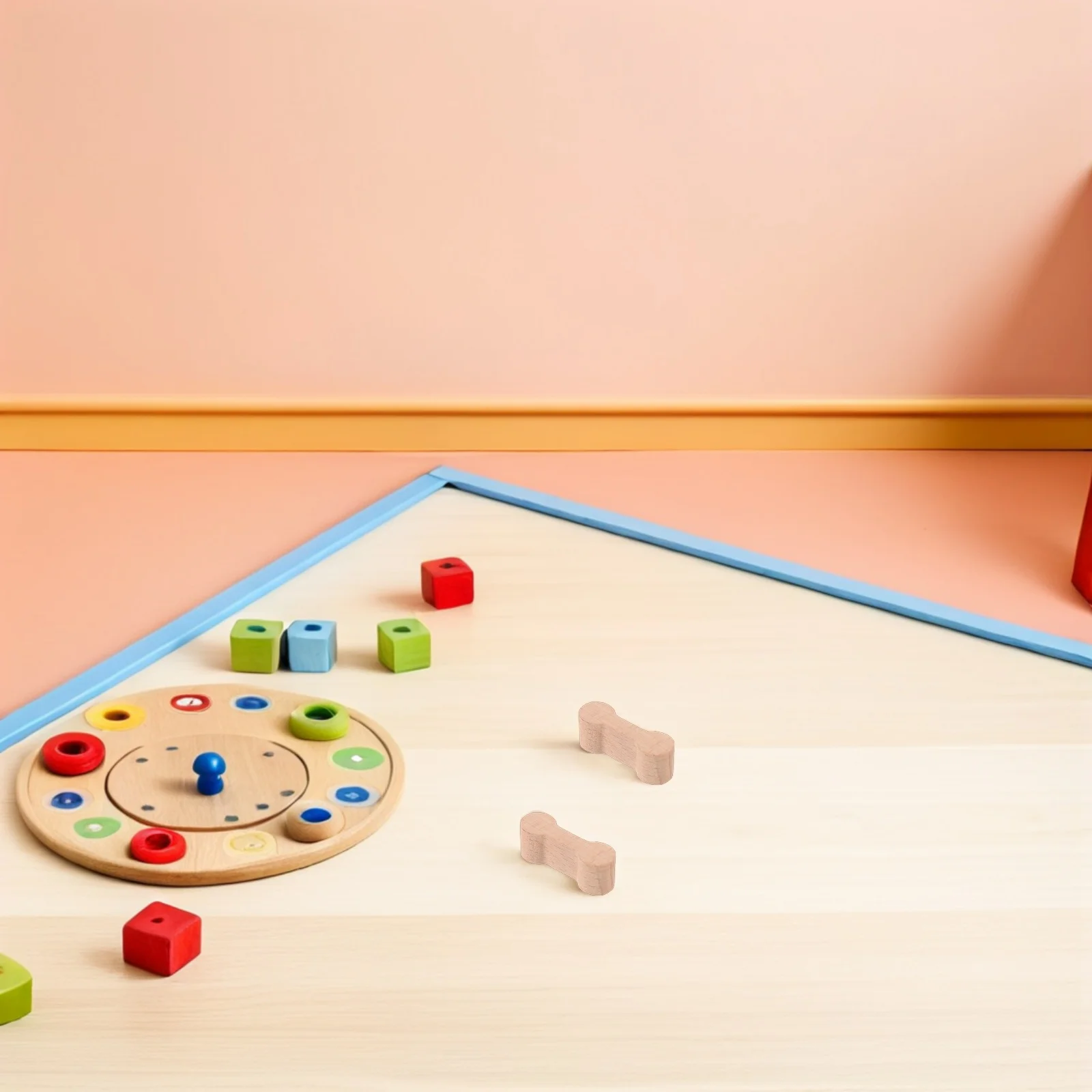 10 pezzi connettori per ossa per binario del treno in legno parti dell'adattatore ferroviario natalizio fai da te accessori artigianali per veicoli per bambini connettore per osso fai da te