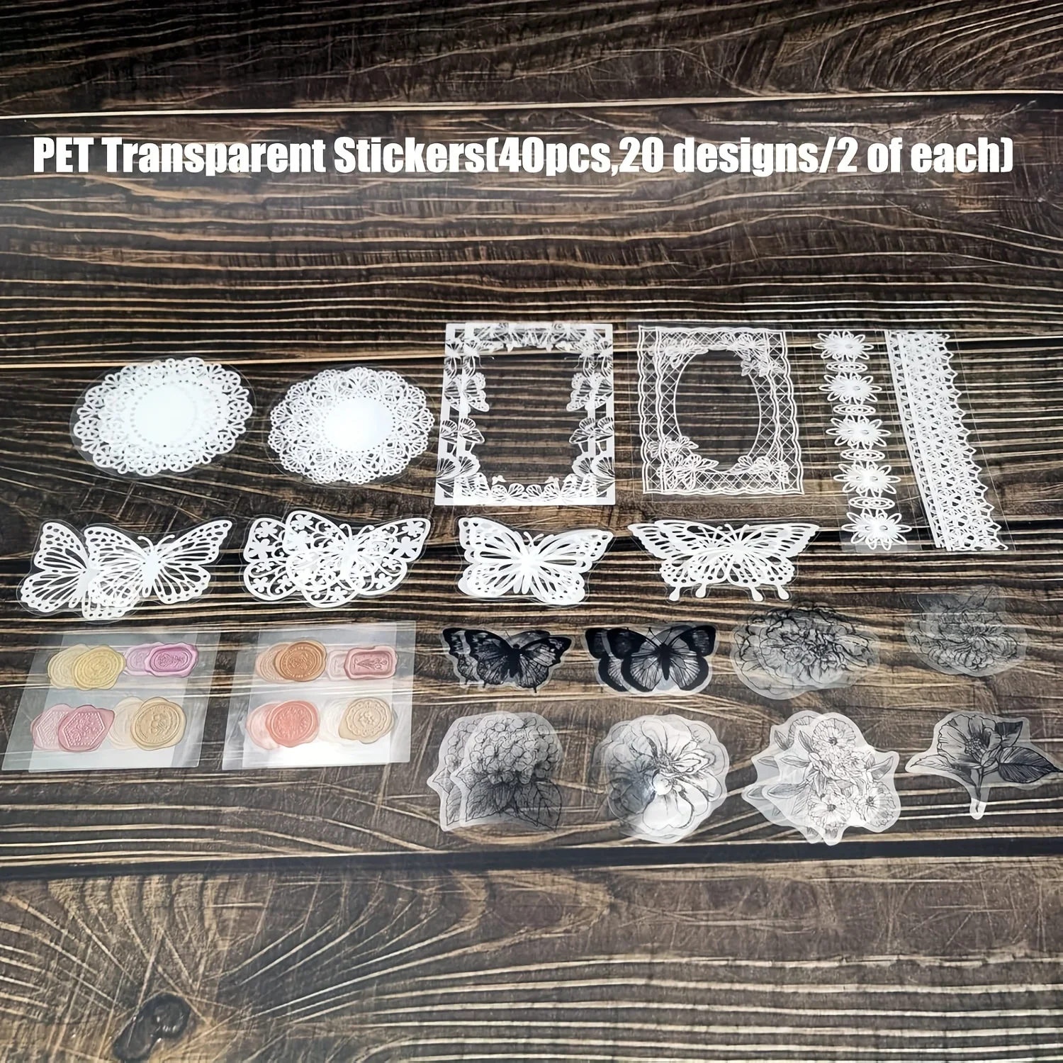 260PCS 빈티지 꽃과 나비 저널링 스크랩북 용품 정크 저널 콜라주 공예 앨범을위한 스크랩북 종이 팩