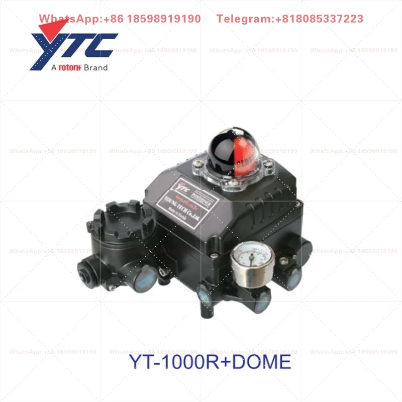 YT-1000 Series Electro-Pneumatic Valve Positioner YT-1000L Straight Stroke YT-1000R Rotary Stroke 4-20mA DC Pneumatic Actuator
