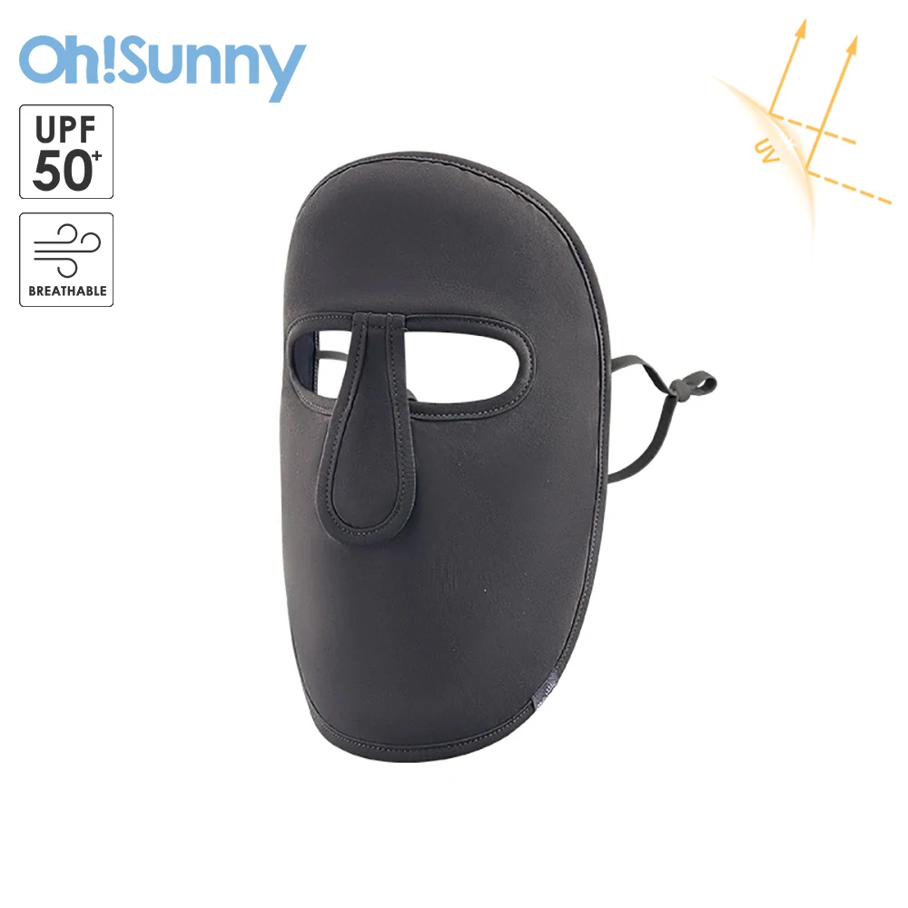 OhSunny Women UV Protection Face Cover Sun Protective Scarf Anti-UV UPF50+ New Breathable Wraps for Outdoors Cycling Hiking