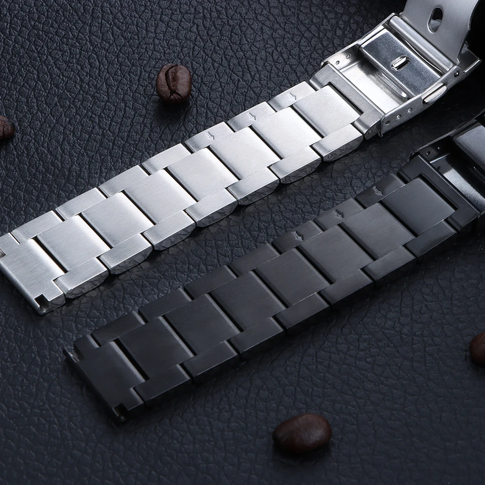 18 19 20 21 22 23 24 mm Edelstahl-Uhrenarmband für Samsung Galaxy Armband Metallarmband für Huawei GT3 Pro 46 42 mm