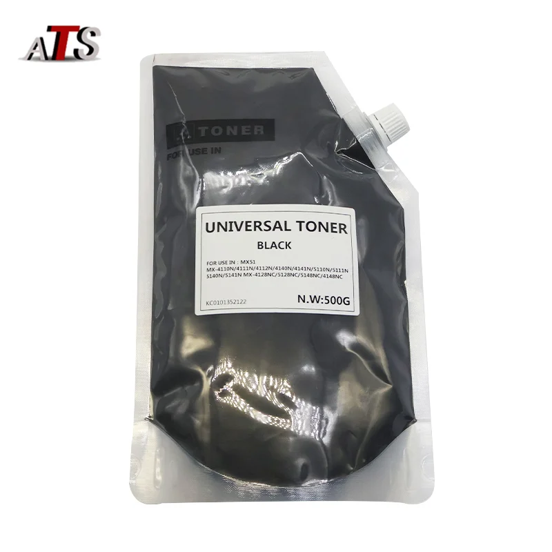 MX51 Toner for Sharp MX-4110N 4111 4112 4140 4141 5110 5111 5140 5141 MX 4128 4148 5128 5148 Color Refill Toner Powder 500g/bag