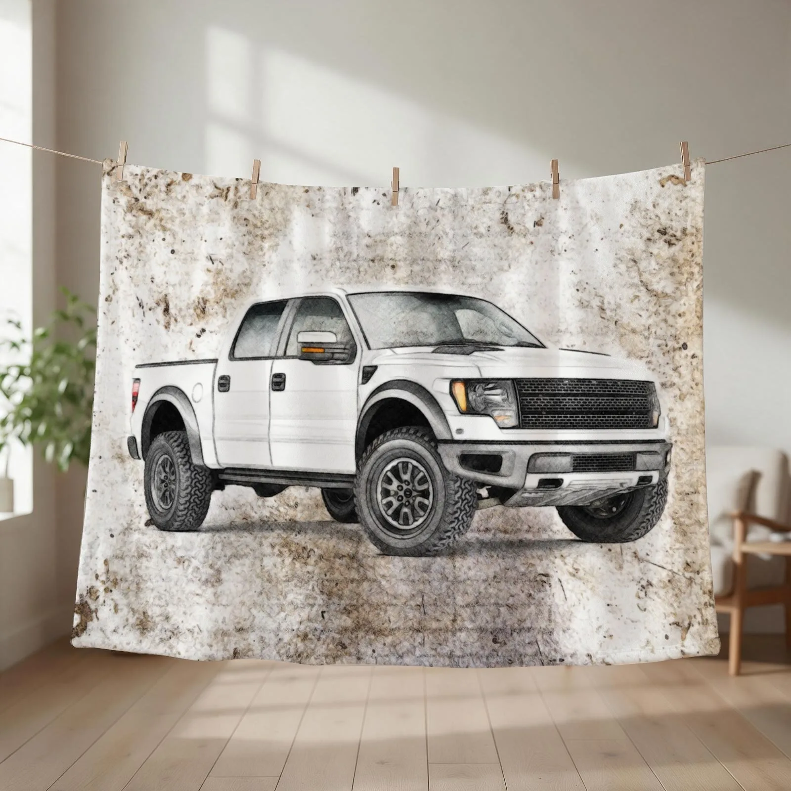 My F-150 Throw Blanket Tourist Custom Cute Luxury Designer Blankets