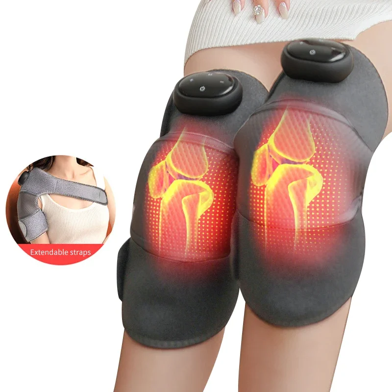 التدفئة والاهتزاز مدلك الركبة USB الكهربائية المشتركة مدلك ذكي ساخنة مدلك الساق