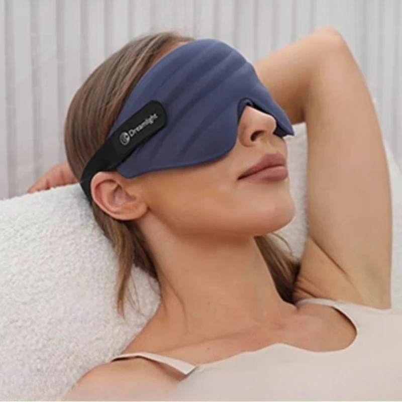 New 4S Eye Mask Sleep 3D Stereoscopic Sleep Aid for Men Women Adult for Sleeping Block Out Light Eye Mask for Office Home