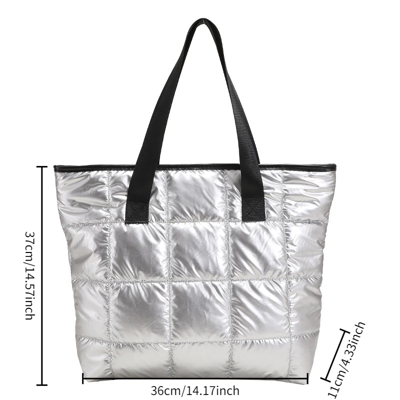 Women's Shoulder Bag Light Large Bag Women's Fashion Cotton Tote Bag Large Capacity Shoulder Bag Commuting Bag view 3
