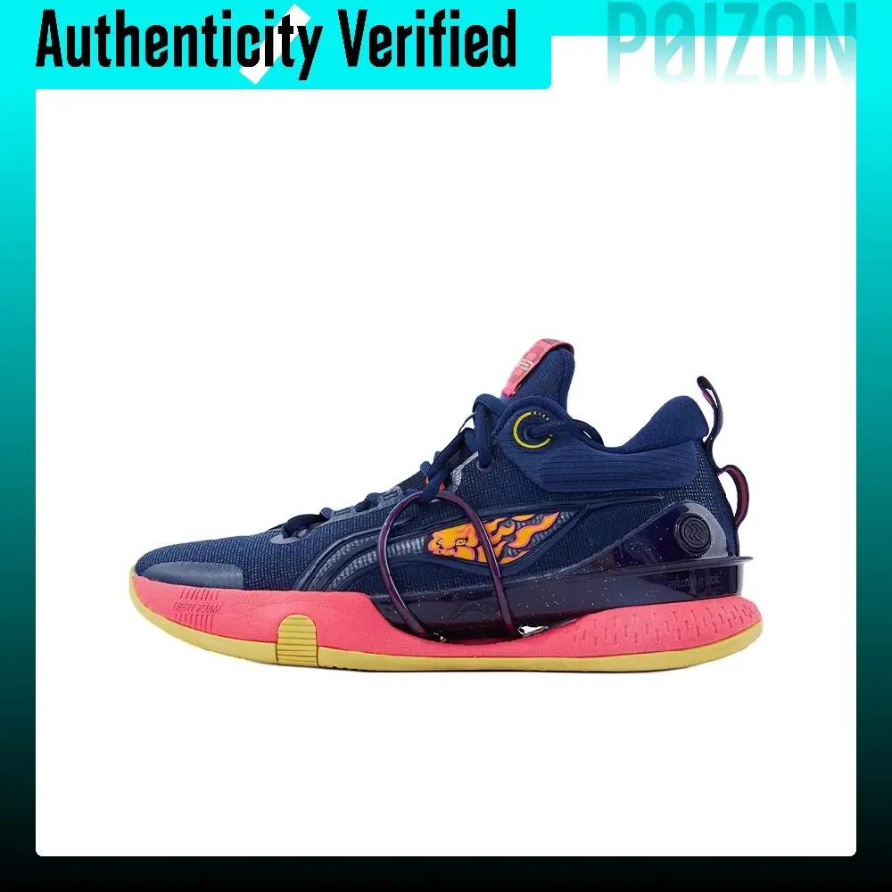 Li Ning Speed 8 Premium BOOM Technology Fabric Cushioning Slip Resistant Abrasion Resistant Mid top Light Foam/䨻 ABAR071-7