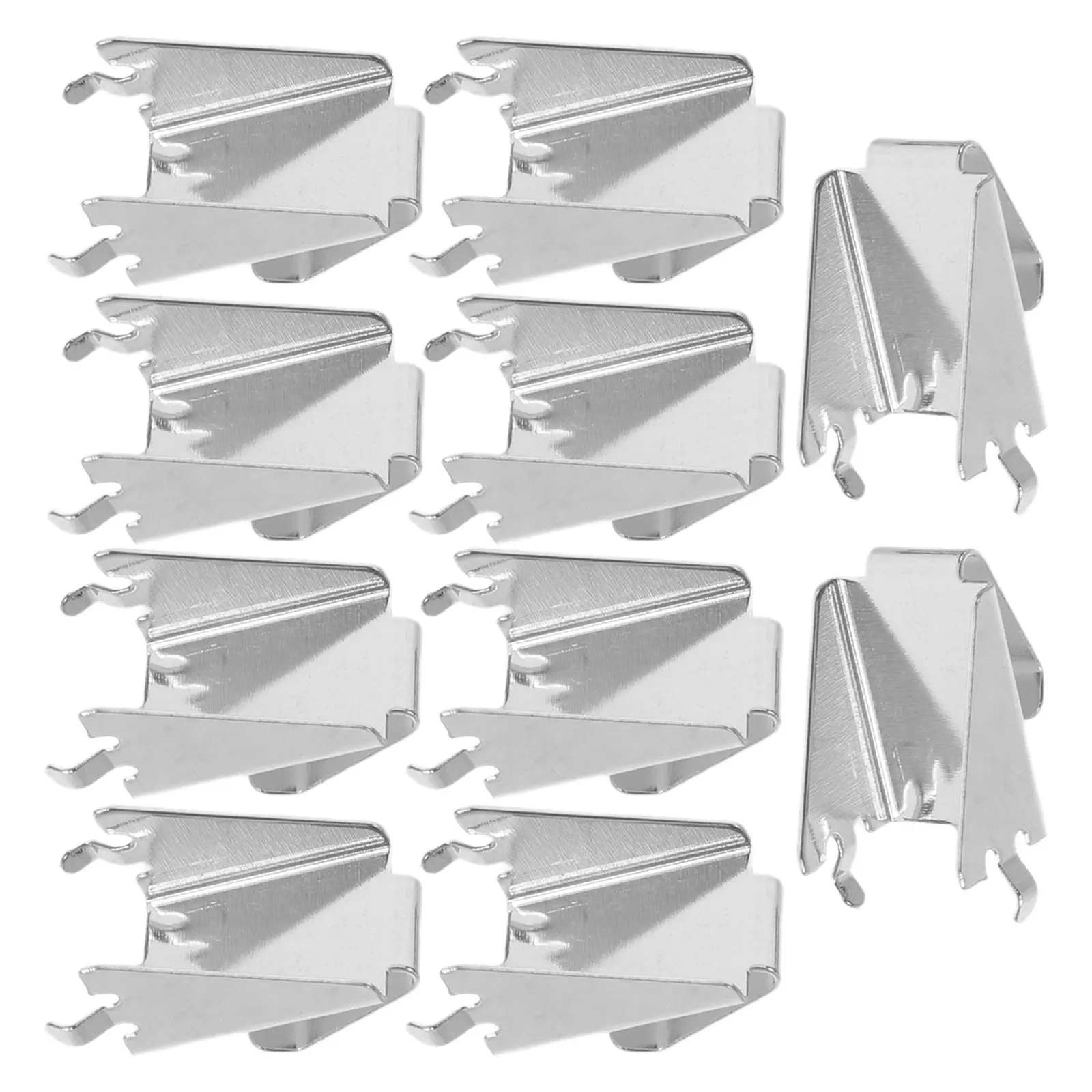 10Pcs Battery Terminal Plate Metal Contact Spring Replacement DIY Repair Kit for Remote Control Electronics Aa Battery Holder view 2