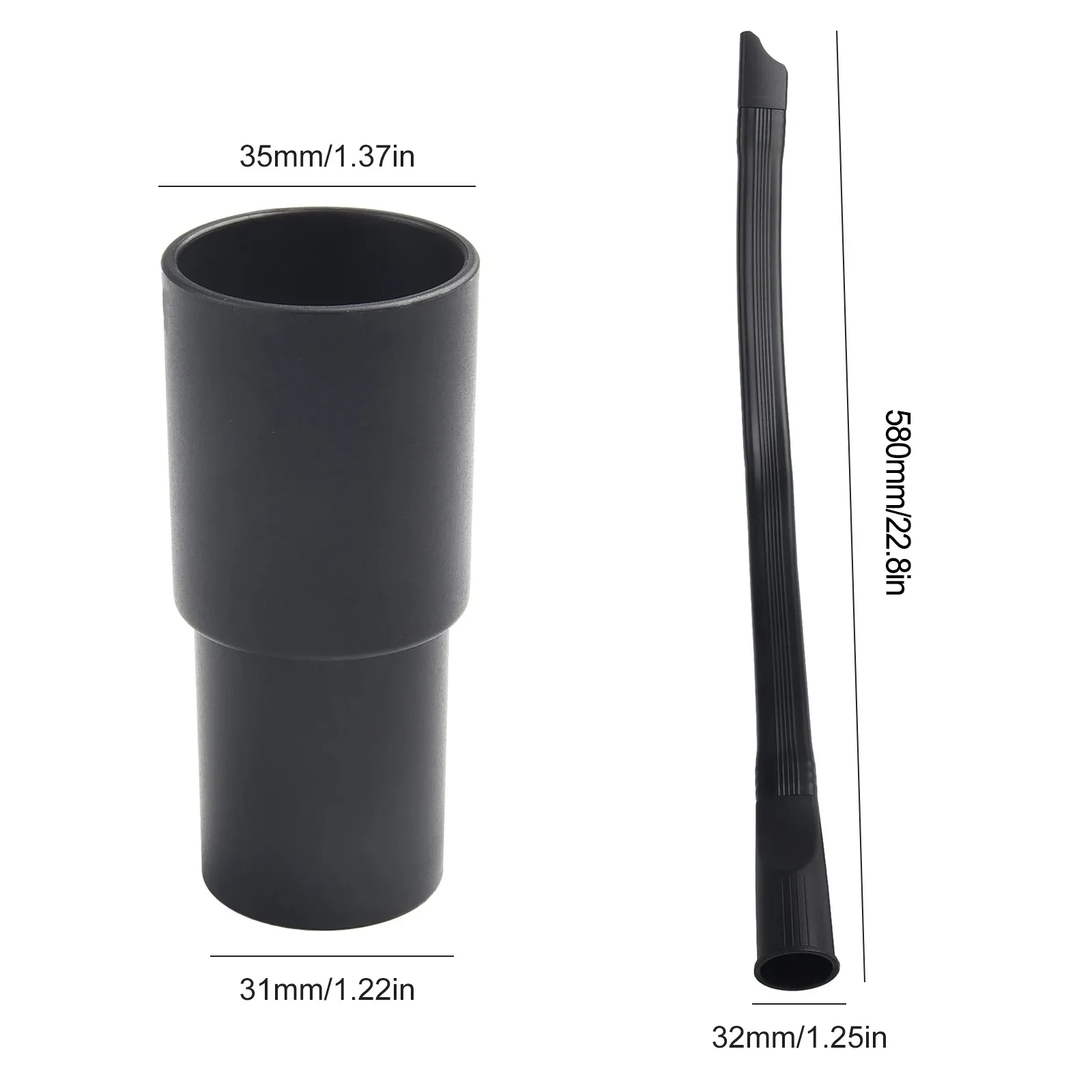Long Flat Flexible Crevice Tool 35mm To 32mm Hose Adapter Vacuum Cleaner Suction Household Sweeper Cleaning Tool Replacing Tools