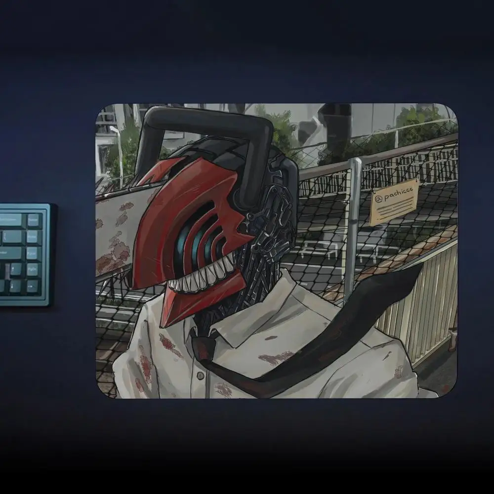 أنيمي C-Chainsaw مان ماوس الوسادة الألعاب أجهزة الكمبيوتر المحمولة ماوس ألعاب السجاد لوحة المفاتيح حصيرة مكتب حامي أنيمي الكرتون مسند الماوس