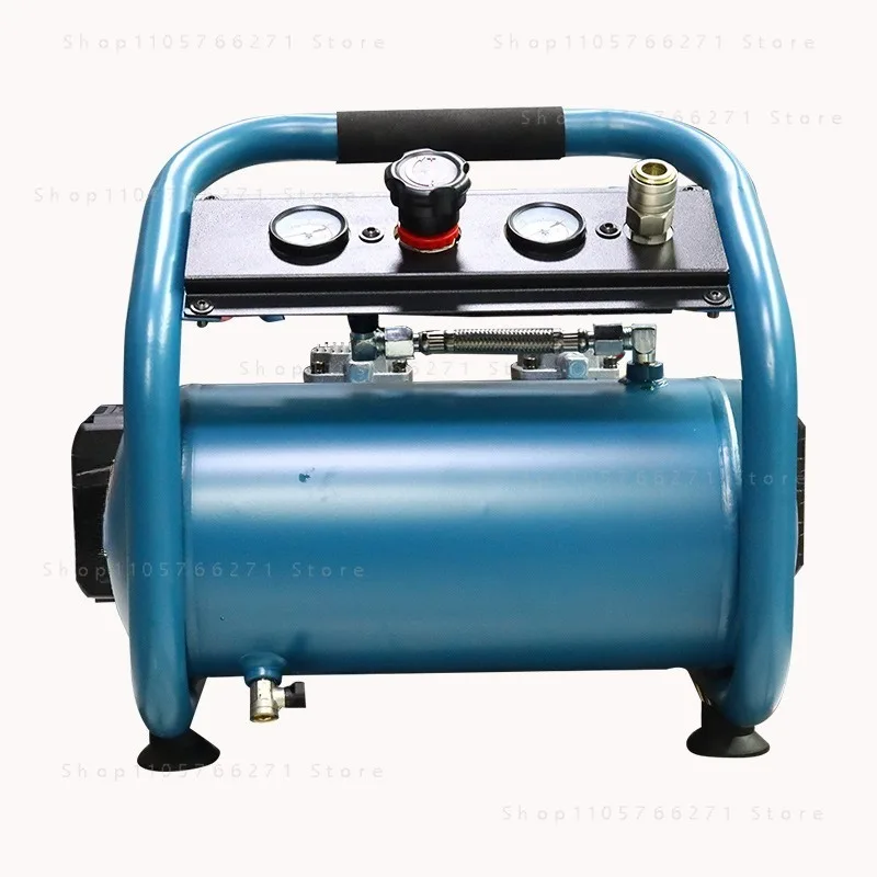 Industrial high-power air compressor rechargeable wireless lithium battery air compressor dual barometer power tool parts
