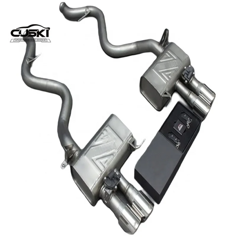 Stainless Steel valve exhaust sports car sound System for BMW M3 E90 2015-2017 Car exhaust Header Increased power