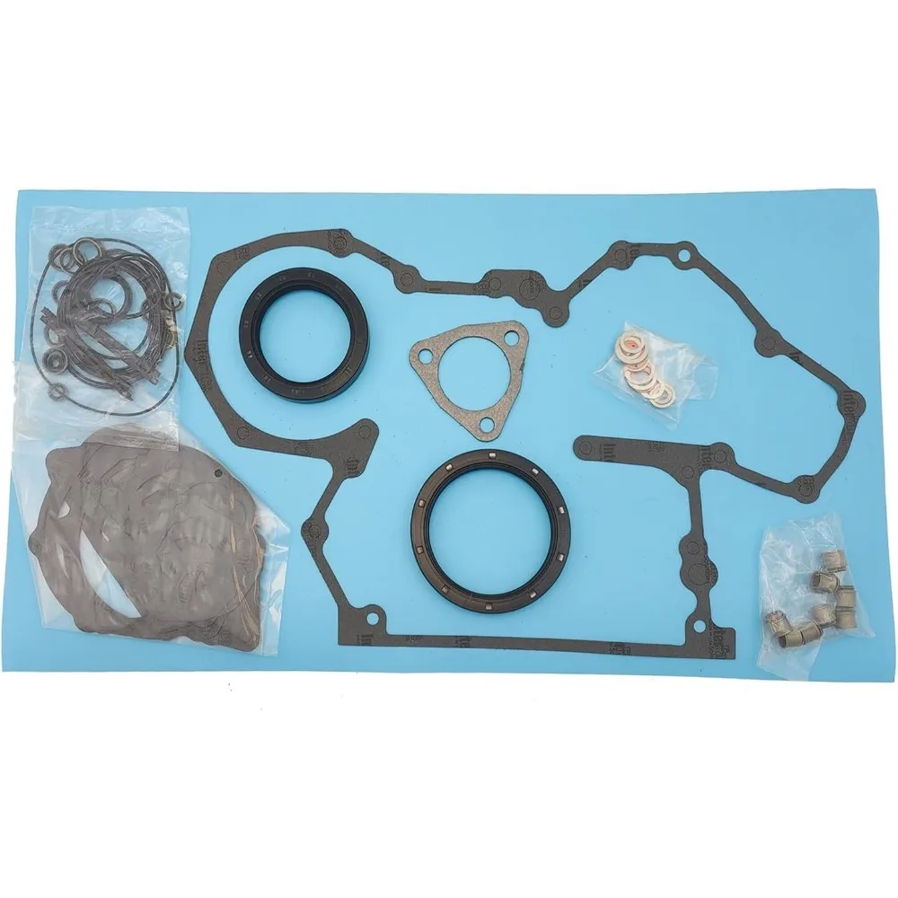 Full Gasket Kit+4 sets Piston Rings for 3044C Caterpillar 262C 908H Skid Steer