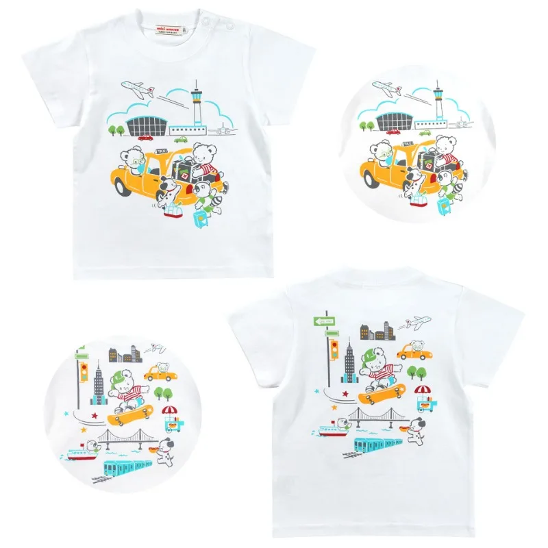 Summer Girls T-shirts Cartoon  T-shirt  Boy Clothes Cute Tops Baby Tees Graphic Top Roupa Infantil Kids Clothes