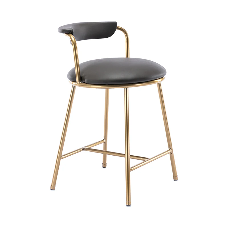 Luxury Make Up Bar Stool Office Designer Accessories Reception Bar Chair Vanity Gold Tall Banqueta Garden Furniture Sets LJX35XP