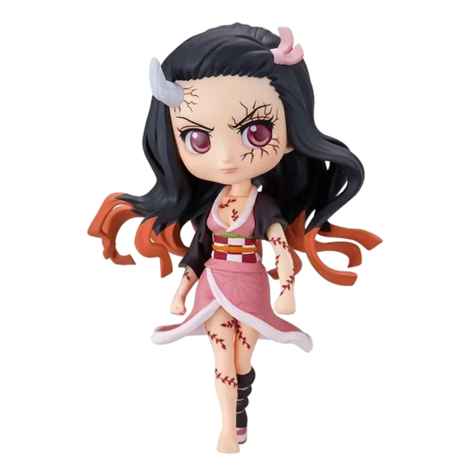 حار 15 سنتيمتر أنيمي شيطان القاتل الشكل Nezuko Tanjirou Zenitsu Inosuke Kyoujuro Giyuu Kawaii Qposket الشكل البلاستيكية نموذج اللعب الهدايا