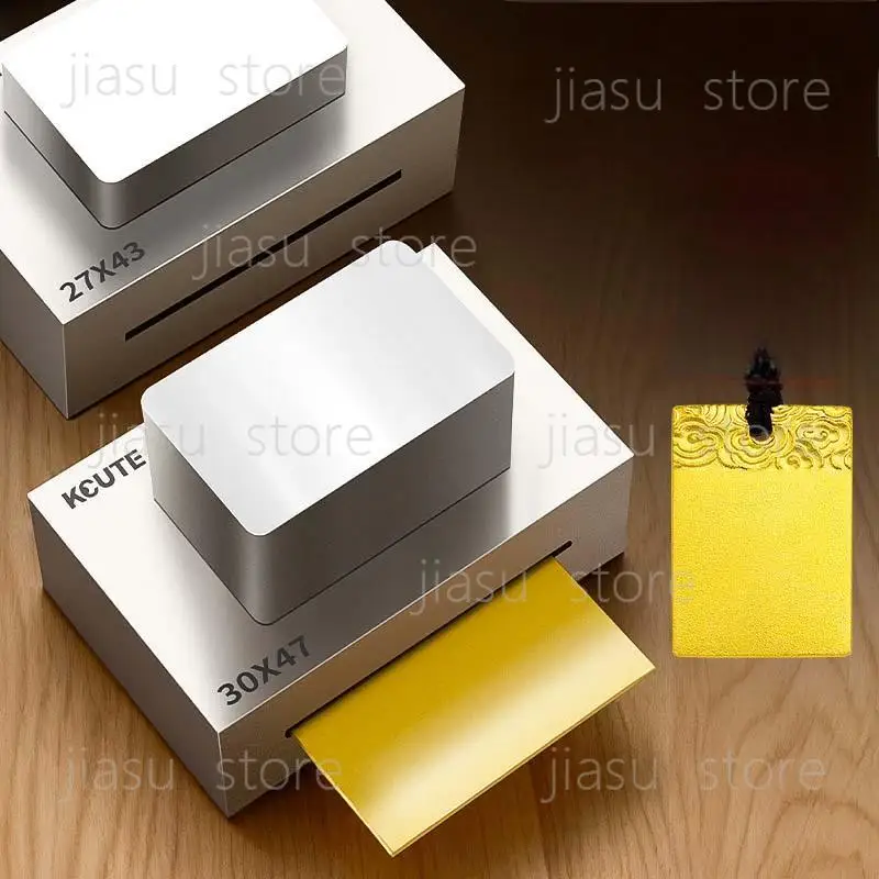 High Precision Steel Die Hole Puncher for Cuban Chain & Bone Jewelry - Strong Ostrich Metal Engraving Tool for Necklace Clasps