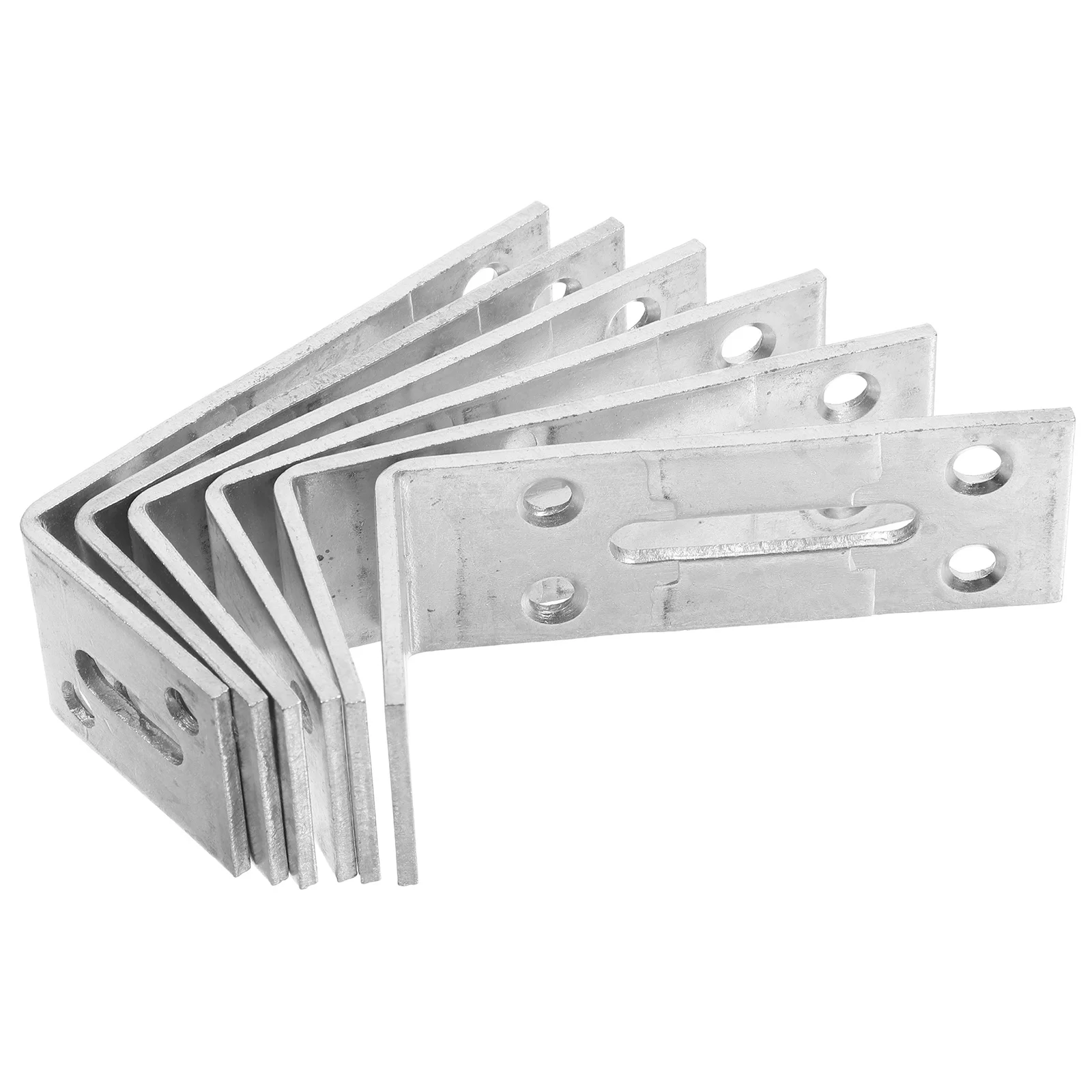 

6Pcs Adjustable Stainless Steel L Shape Corner Brackets Heavy Duty Shelf Supports Right Angle Metal Brackets Right Angle Bracket