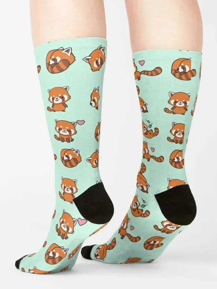 جوارب بنمط الباندا الحمراء جوارب رجالية عصرية للصالة الرياضية جوارب فاخرة للرجال والنساء