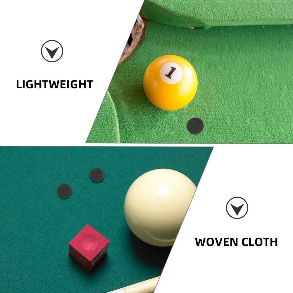 

Black Snooker Spots 3 Sheets Pool Table Marker Dots Serviceable Round Shapes Proper Size Billiard Marking Stickers