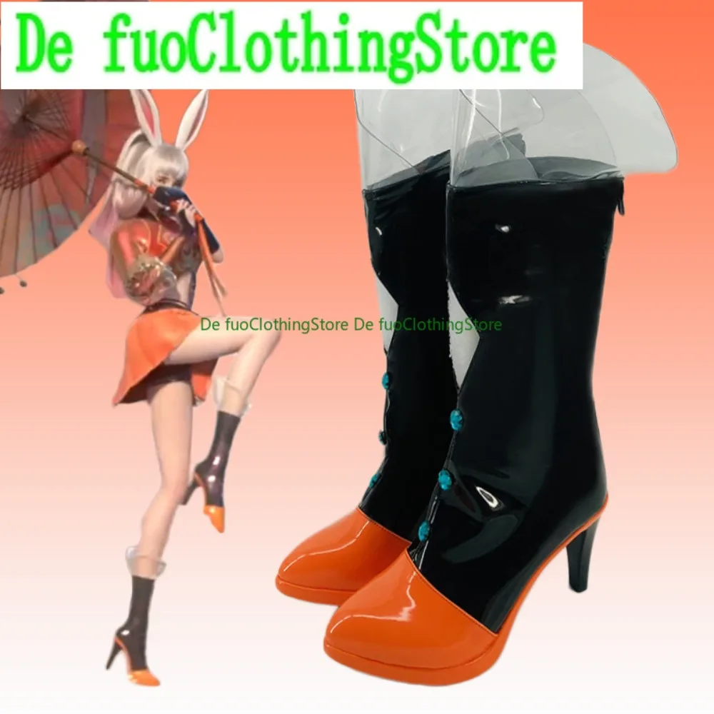 Defuo Honor Of Kings Gongsun Li أحذية تنكرية على الطراز الصيني التقليدي لعبة الرسوم المتحركة أحذية وأحذية لعب الأدوار لحفلات الهالوين #2