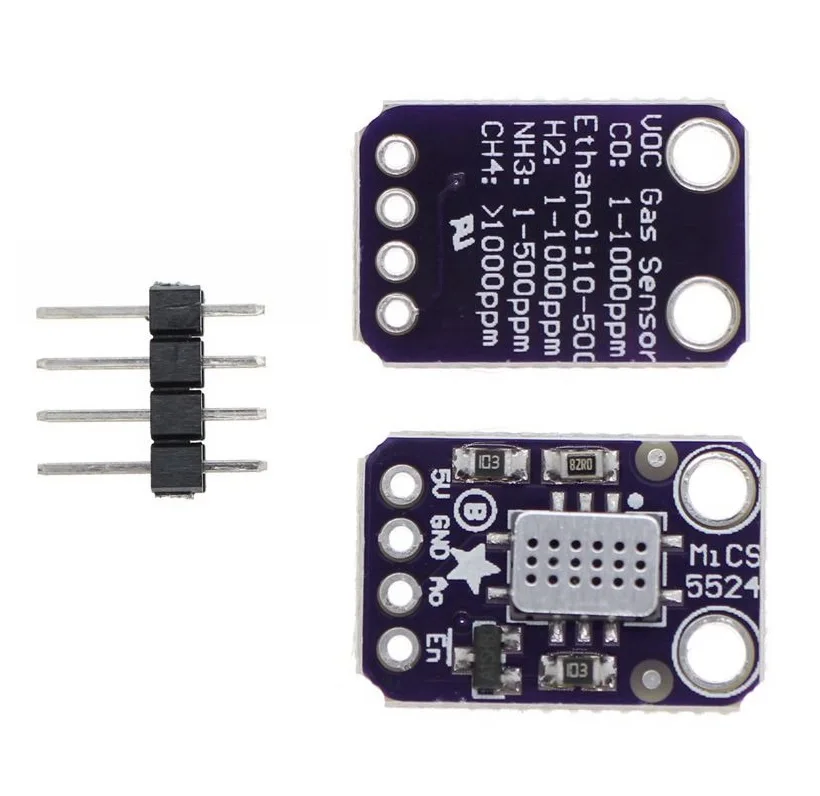 MiCS5524 Carbon Oxygen Alcohol VOC Gas Analog Sensor Breakout Board Detector for Arduino Raspberry Pi