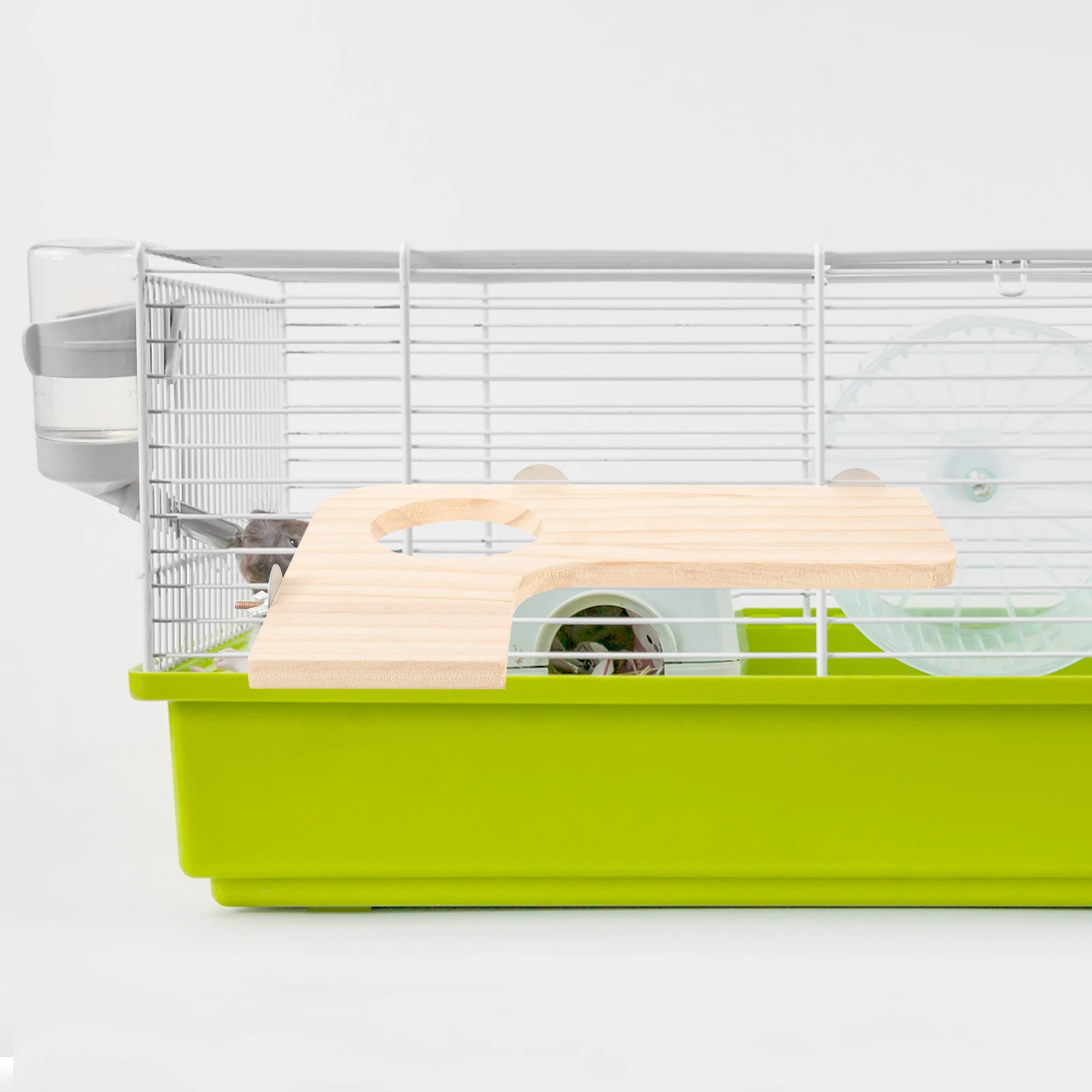 

Solid Wood Pet Rack Hamster Cage Accessories Jumping Platform for Birds Parakeets Dwarf Hamsters Chinchillas Toy Perch Board