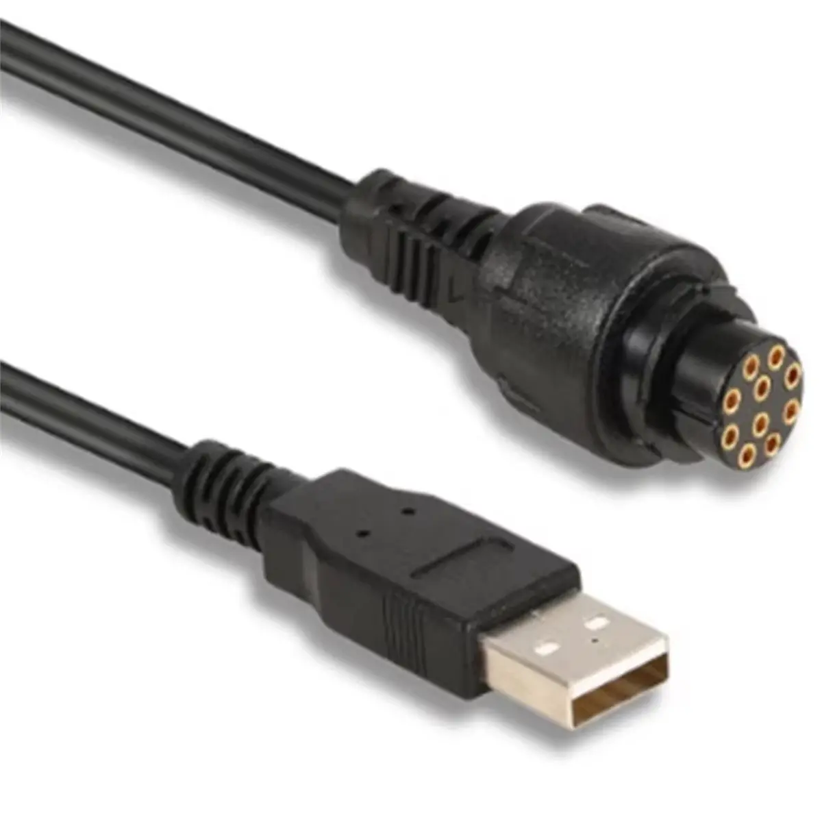 #68K Consumer Electronics,PC37 USB Programming Cable for Hytera Mobile Radio MD655 MD652 (Black)