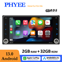 Car Radio Android with Wireless CarPlay, Android-Auto, Bluetooth, RDS FM, GPS USB, for Toyota Corolla Rav4 Hilux Camry GT86 Vios